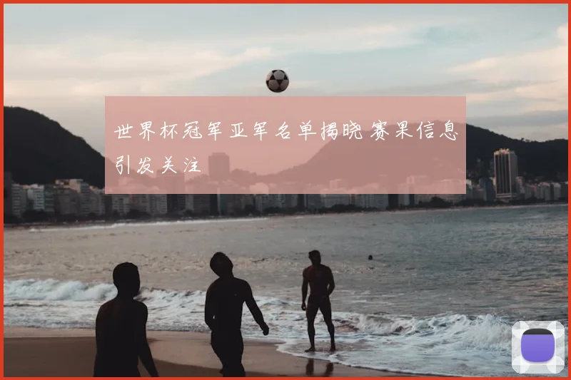 世界杯冠军亚军名单揭晓 赛果信息引发关注