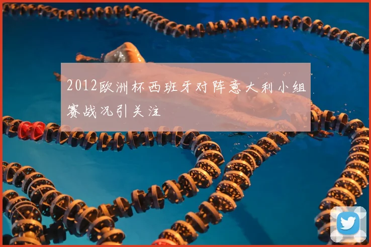 2012欧洲杯西班牙对阵意大利小组赛战况引关注