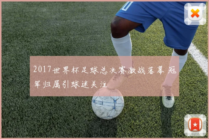 2017世界杯足球总决赛激战落幕 冠军归属引球迷关注
